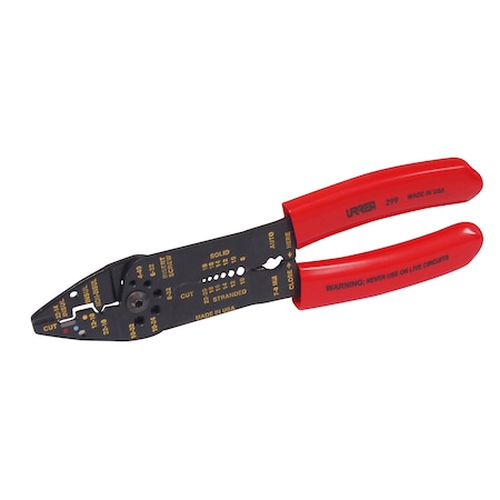 Urrea Wire Stripping plier with crimper/screw cutt 8-3/4 299